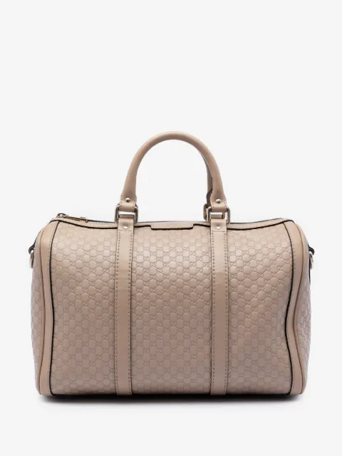 Gucci Pre-Owned 2016-2026 ミディアム マイクログッチシマ ジョイ ボストンバッグ サッチェル
