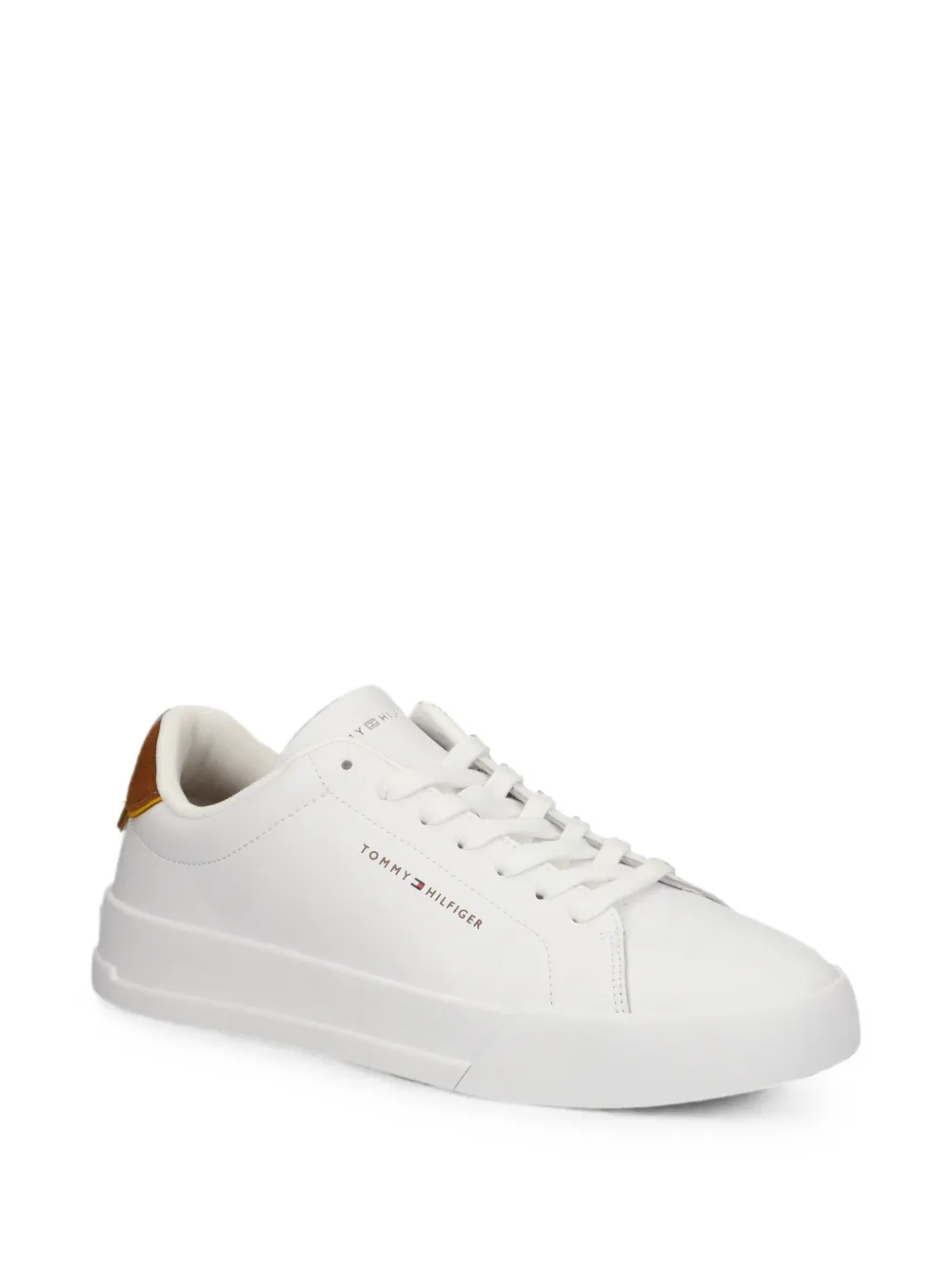 Tommy Hilfiger Low-top sneakers met logo-print Wit