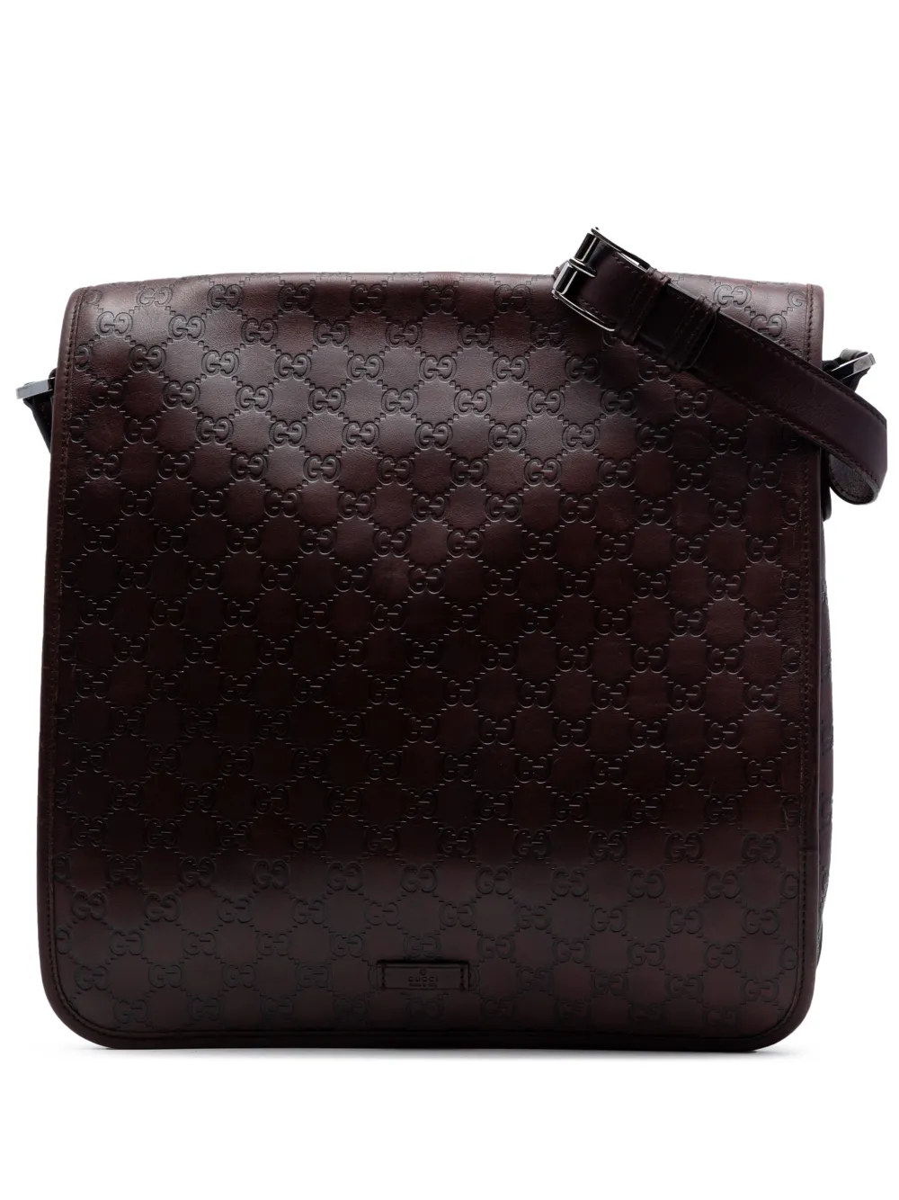 Gucci Pre-Owned 2000-2015 Guccissima crossbody bag - Marrone