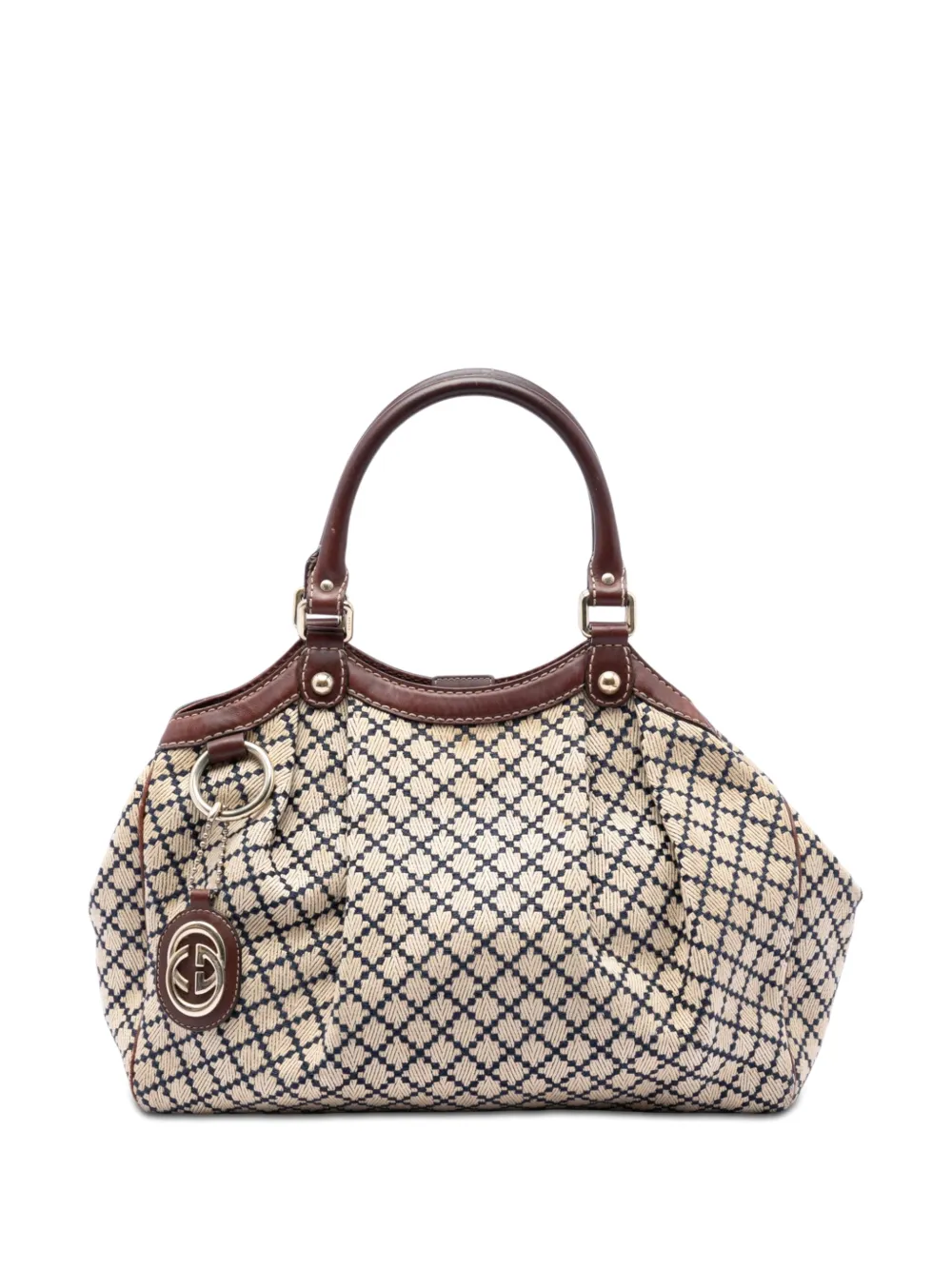 Gucci Pre-Owned 2016-2026 Medium Diamante Canvas Sukey tote bag - Toni neutri