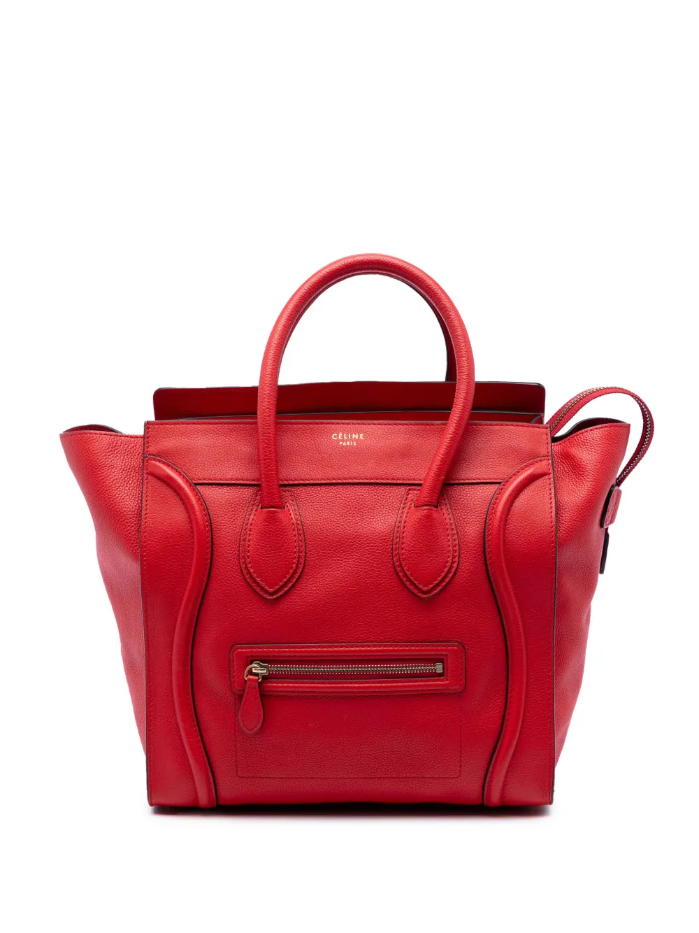 Celine Pre-Owned 2011 Mini Grained Calfskin Luggage tote bag - Red