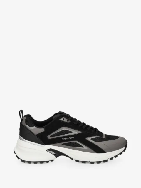 Calvin Klein logo-print panelled low-top sneakers
