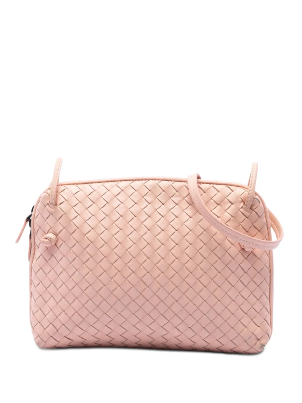 Bottega Veneta Pre-Owned 2012-2026 Nappa Intrecciato Nodini crossbody bag - Rosa