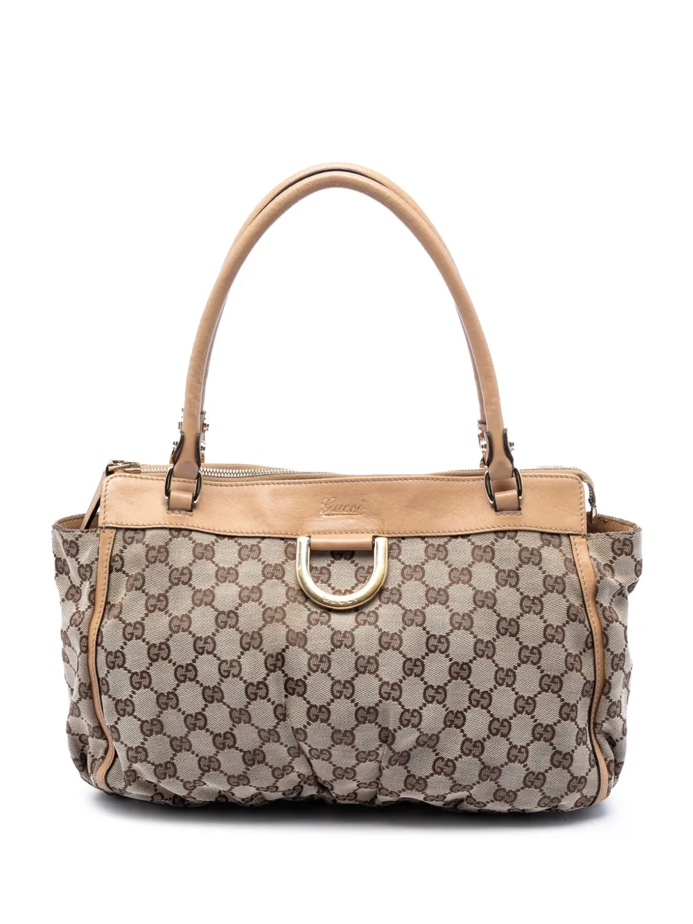 Gucci Pre-Owned 2016-2026 GG Canvas Abbey D Ring tote bag - Toni neutri
