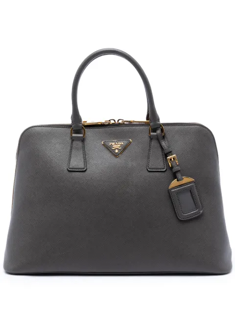 Prada Pre-Owned 2010-2026 Large Saffiano Lux Promenade satchel