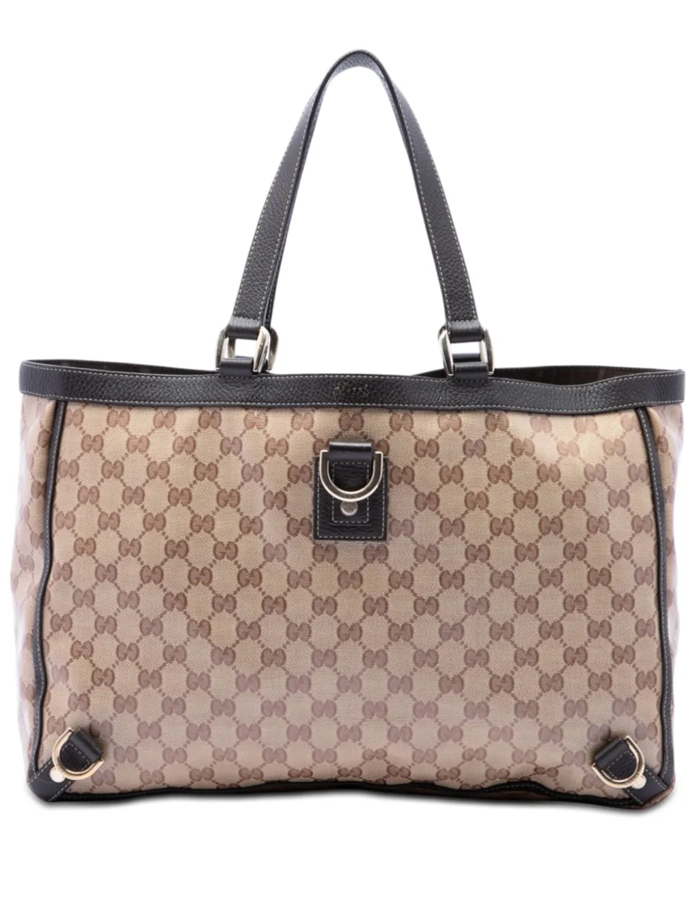 Gucci Pre-Owned 2016-2026 GG Crystal Abbey D Ring tote bag - Toni neutri