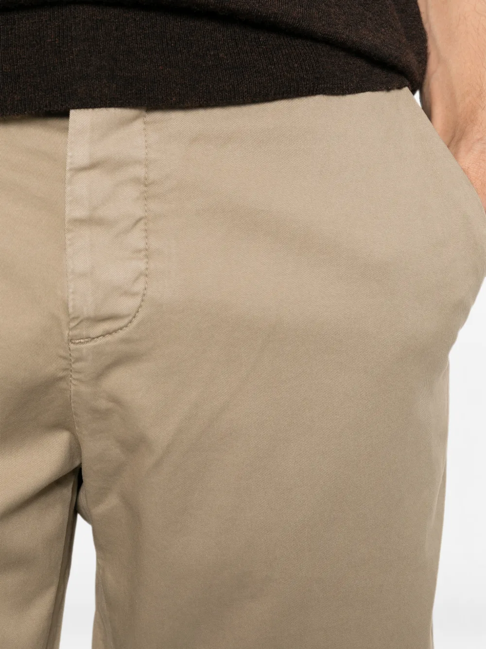 Jacob Cohën George stretch-katoenen shorts Beige