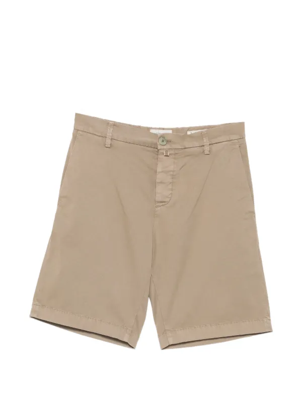Jacob Cohën George Stretch-cotton Shorts in Neutrals