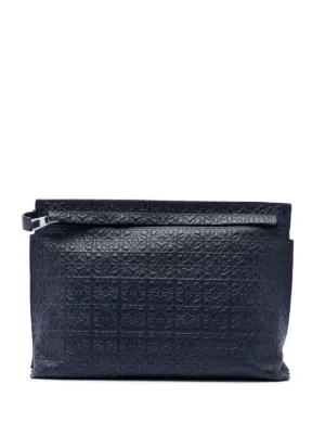Balenciaga Pre-Owned 2017 Lambskin Motocross Classic Clip M Clutch