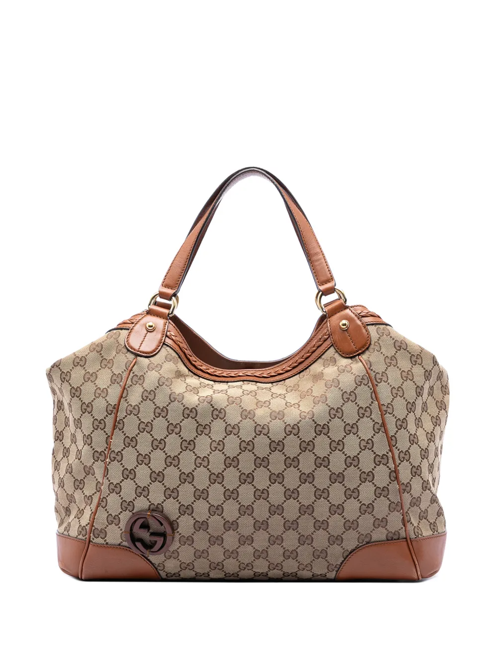 Gucci Pre-Owned 2016-2026 Medium GG Canvas Brick Lane tote bag - Toni neutri