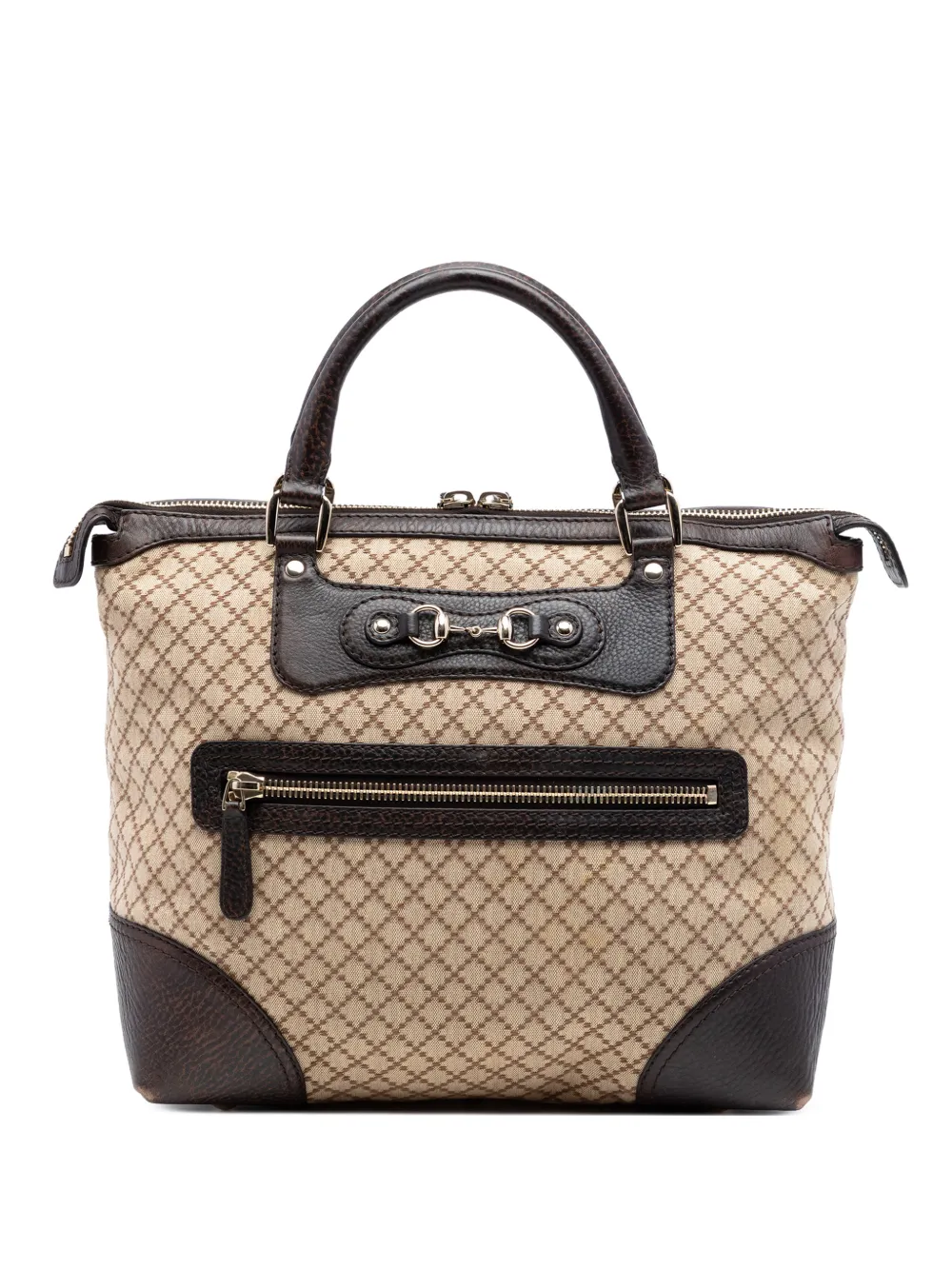 Gucci Pre-Owned 2016-2026 Diamante Canvas Catherine tote bag - Toni neutri