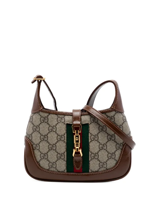 GUCCI ショルダーバック Gucci Pre-Owned 2016-2026 Mini GG Supreme Web Jackie 1961