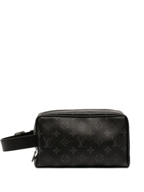 Louis Vuitton Pre-Owned bolso de mano Monogram Eclipse Locker Dopp Kit 2021-2026