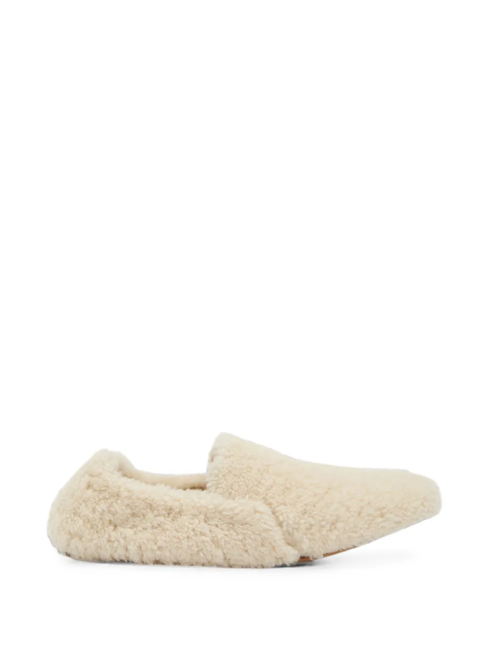 Le Monde Beryl Orlando shearling ballet flats Beige