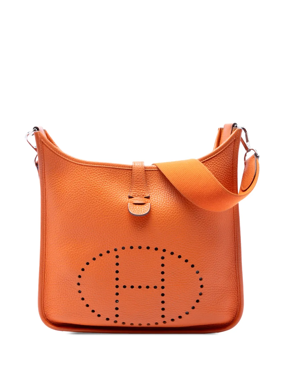 Hermès Pre-Owned 2013 Clemence Evelyne III 29 crossbody bag - Arancione