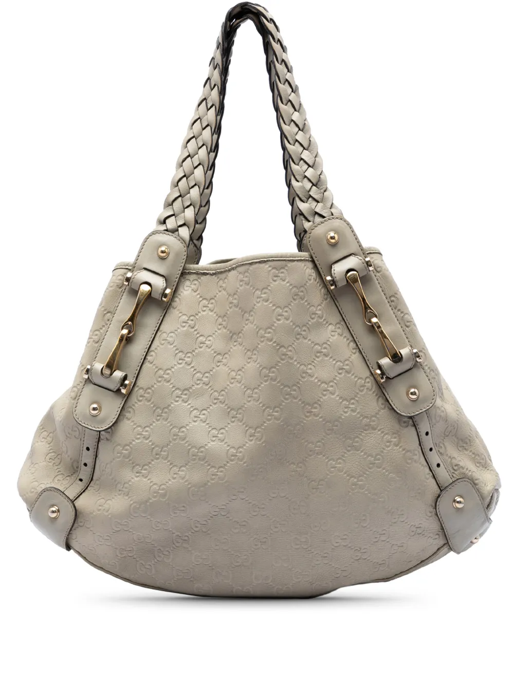 Gucci Pre-Owned 2016-2026 Guccissima Horsebit Pelham shoulder bag - Toni neutri