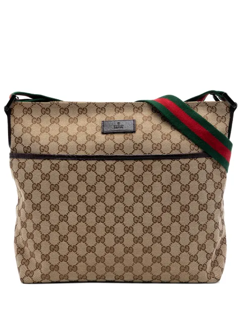 Gucci Pre-Owned 2016-2026 GG Canvas Web crossbody bag