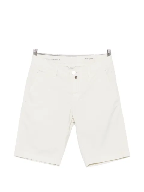Jacob Cohën logo-plaque chino shorts