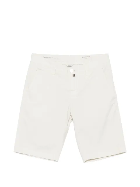 Jacob Cohën logo-plaque chino shorts