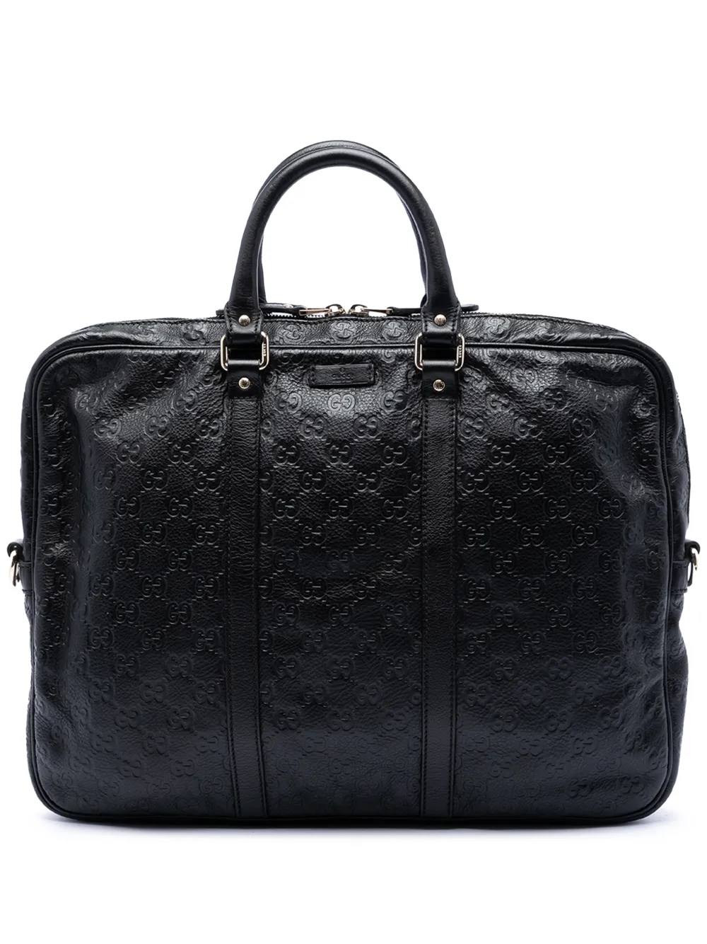 Gucci Pre-Owned 2016-2026 Guccissima business bag - Nero