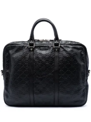 Gucci Pre-Owned 2000-2015 グッチシマ ビジネスバッグ | ブラック