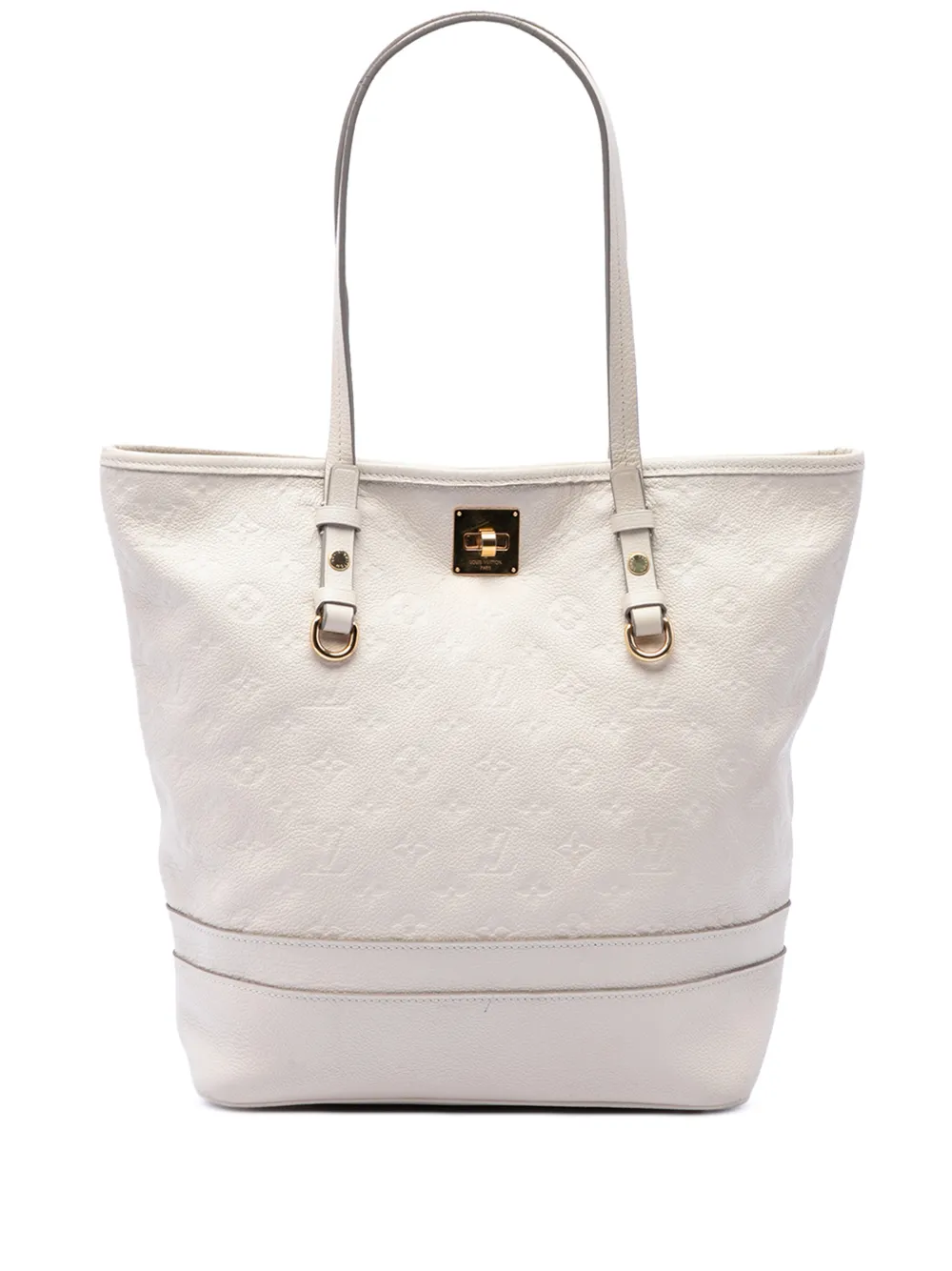 Louis Vuitton Pre-Owned 2012 Monogram Empreinte Citadine PM tote bag - Bianco