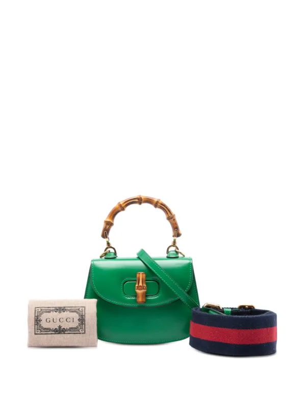 Gucci Pre-Owned 2016-2026 ミニ カーフスキン 1947 バンブー