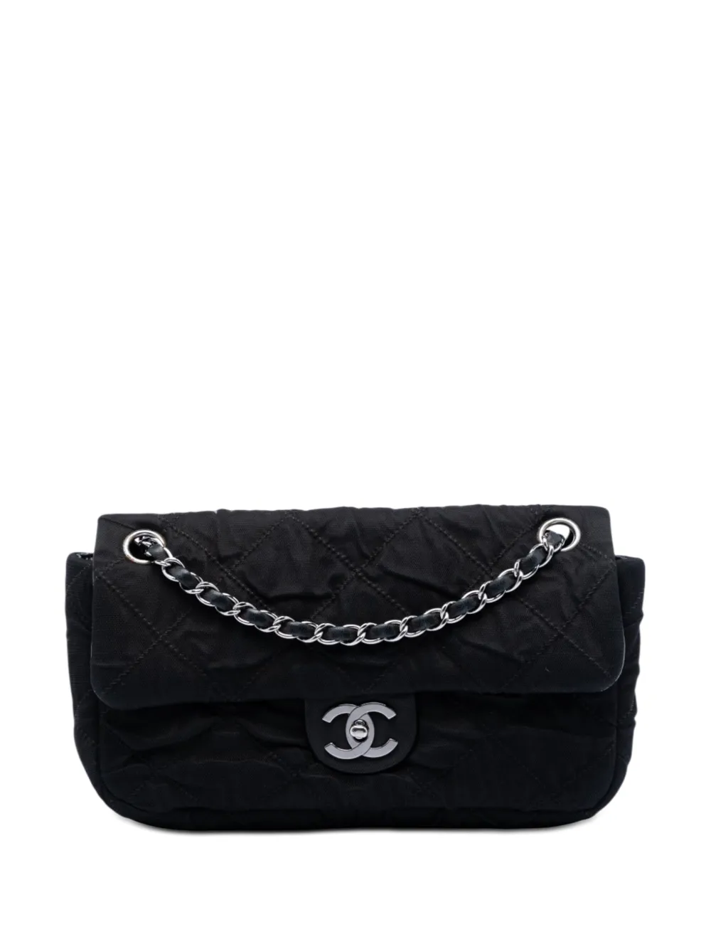 CHANEL Pre-Owned 2006-2008 CC Ultra Stitch Mesh Flap shoulder bag - Nero