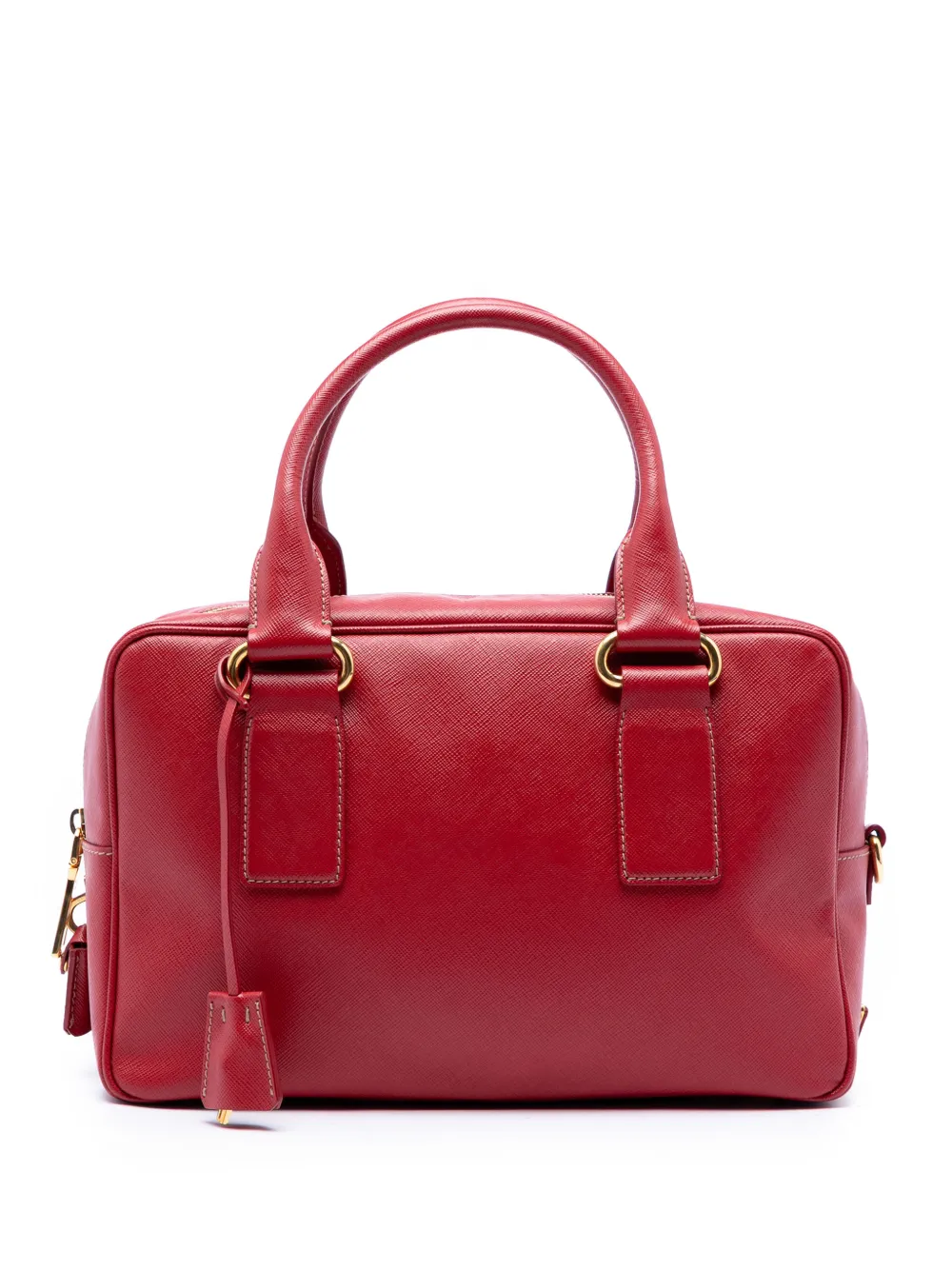 Prada Pre-Owned 2010-2026 Saffiano Lux handbag - Rosso