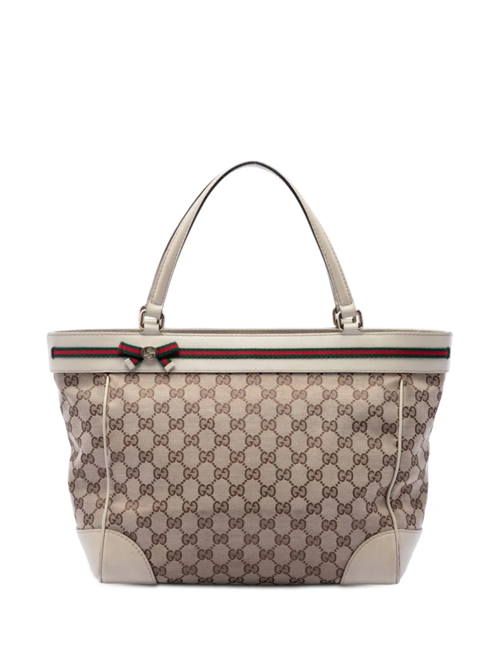 Gucci Pre-Owned 2016-2026 GG Canvas Web Mayfair tote bag - Toni neutri