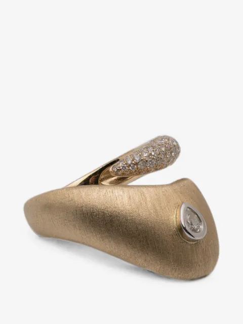 Rainbow K anillo con diamante