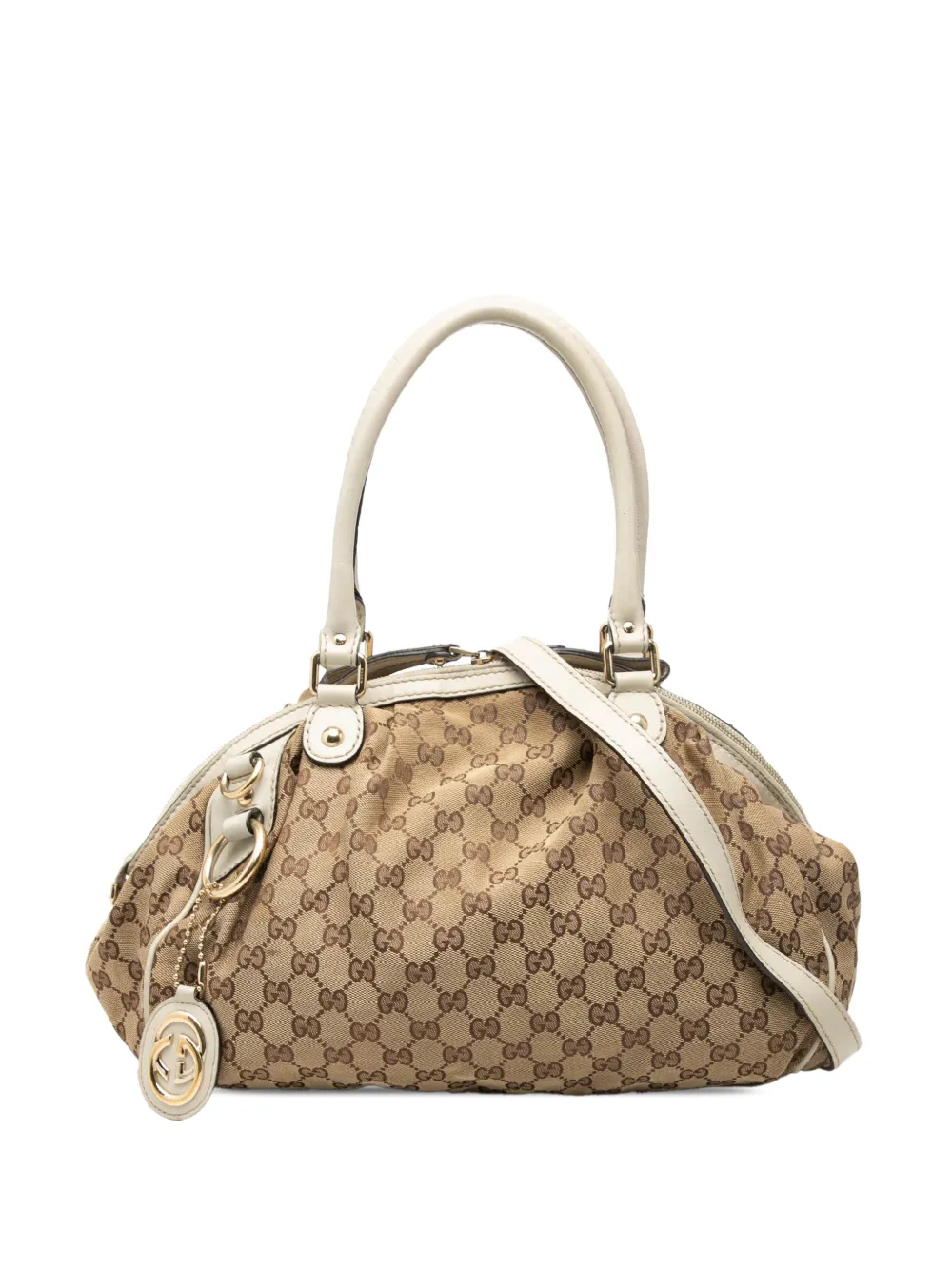 Gucci Pre-Owned 2000-2015 GG Canvas Sukey satchel - Toni neutri
