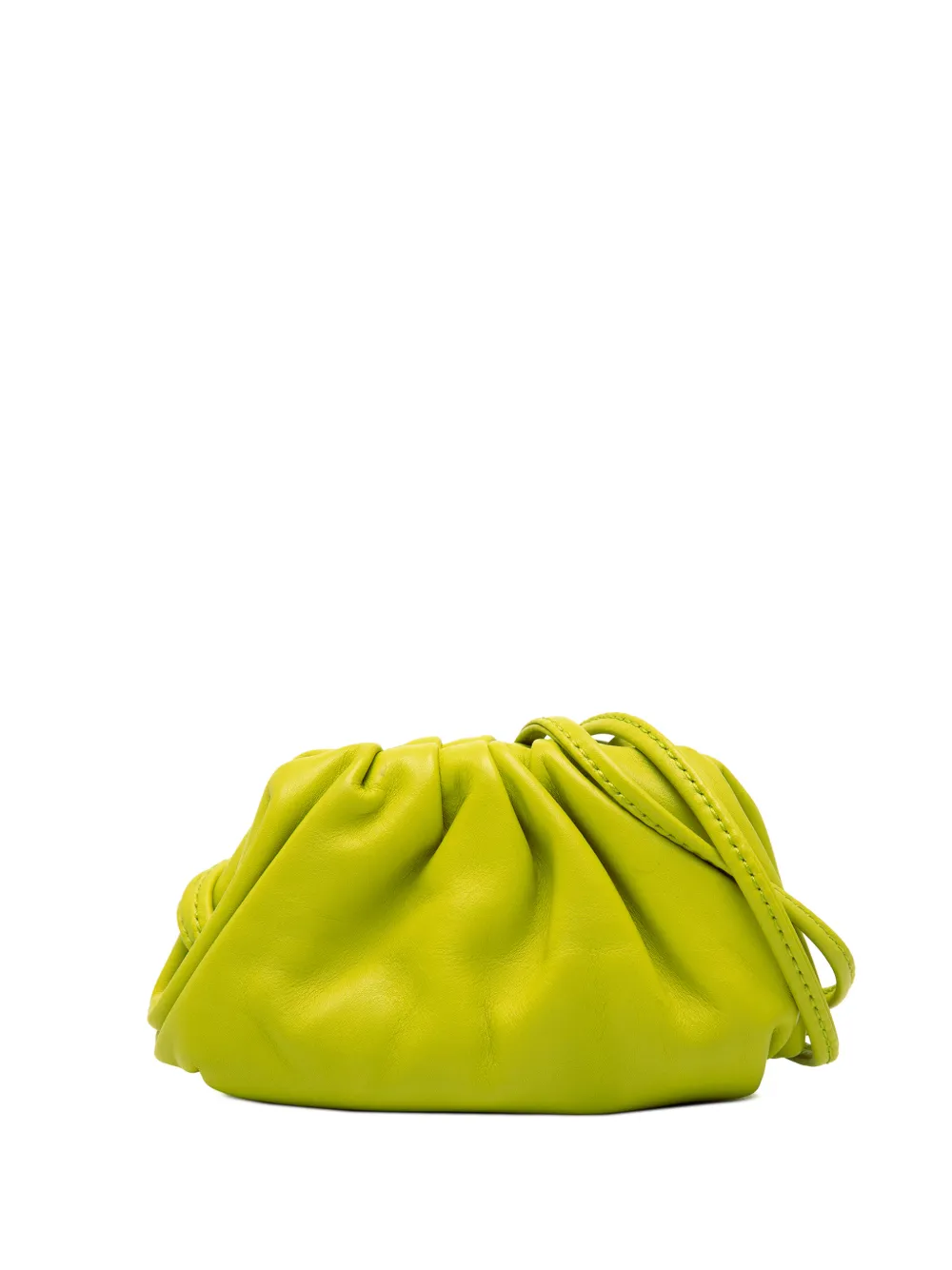 Bottega Veneta Pre-Owned 2012-2026 Lambskin The Extra Mini Pouch crossbody bag - Grün