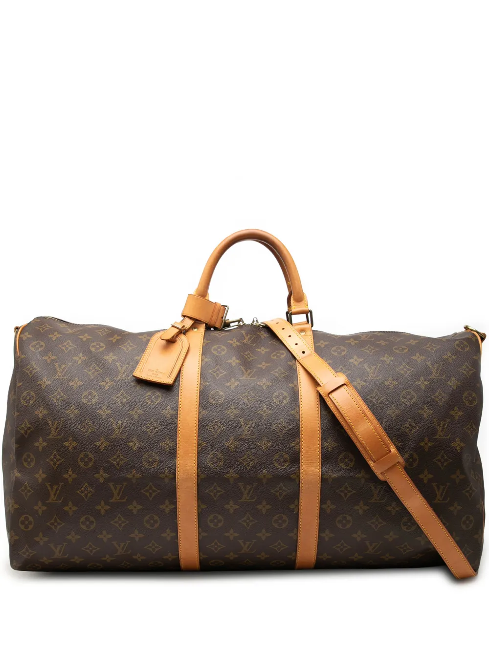 Louis Vuitton Pre-Owned 1991 Monogram Keepall Bandouliere 60 travel bag - Marrone