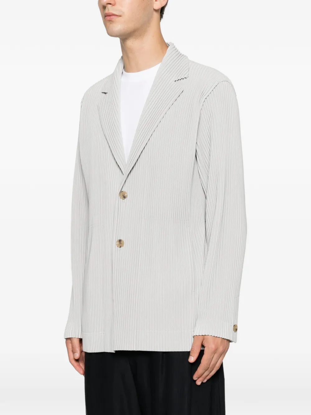 Homme Plissé Issey Miyake Jack met lange mouwen Grijs
