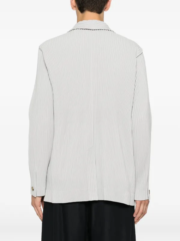 Homme Plissé Issey Miyake ロングスリーブ ジャケット | グレー