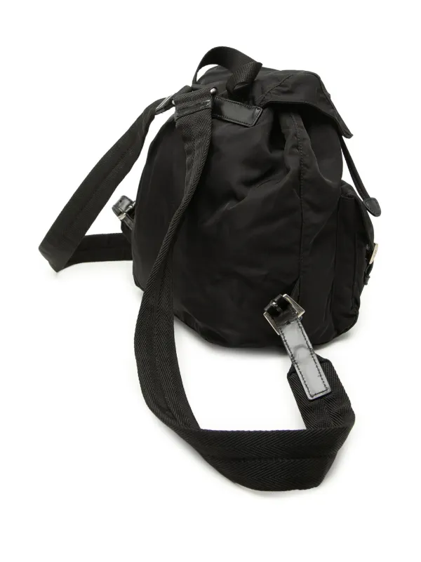Pre-Loved Prada Tessuto Drawstring Backpack Prada Tessuto Nylon Drawstring Backpack (Authentic Pre-Owned  main image 4