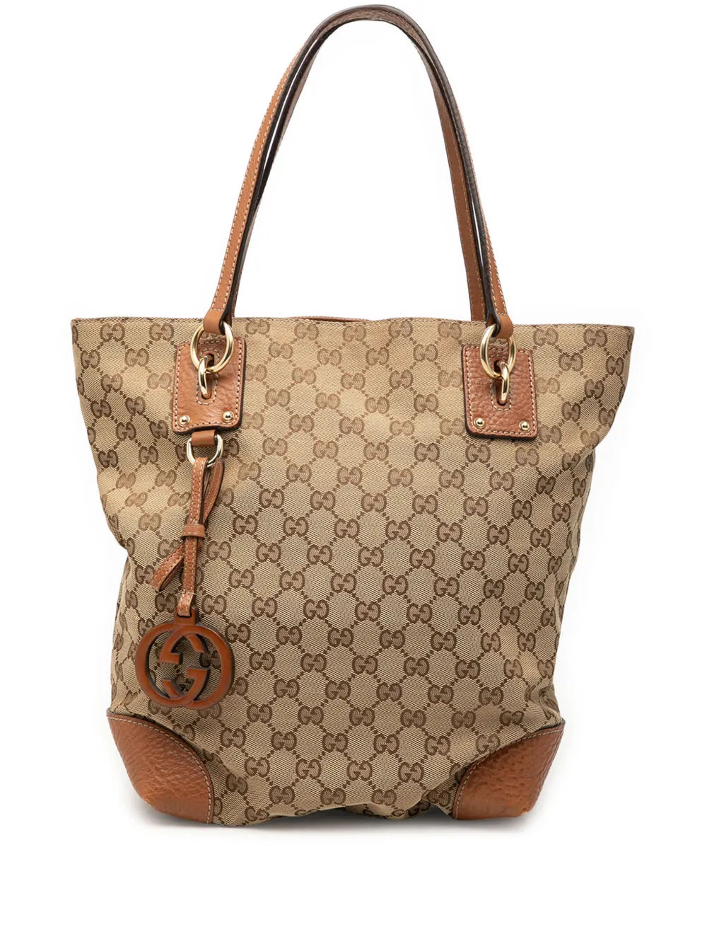 Gucci Pre-Owned 2000-2015 Medium GG Canvas GG Charm tote bag - Toni neutri