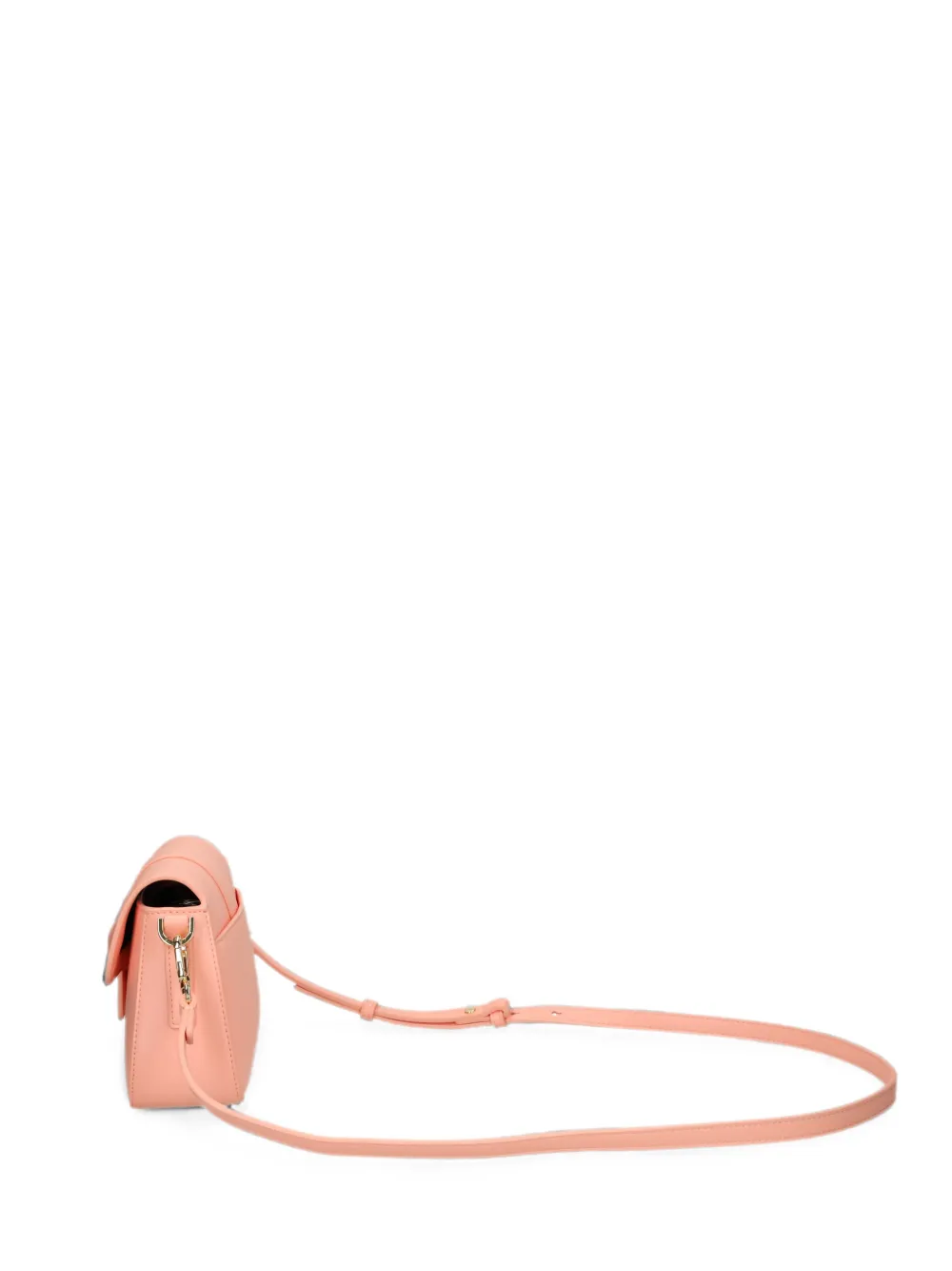 Lacoste Logo-plaque Crossobody Bag In Pink