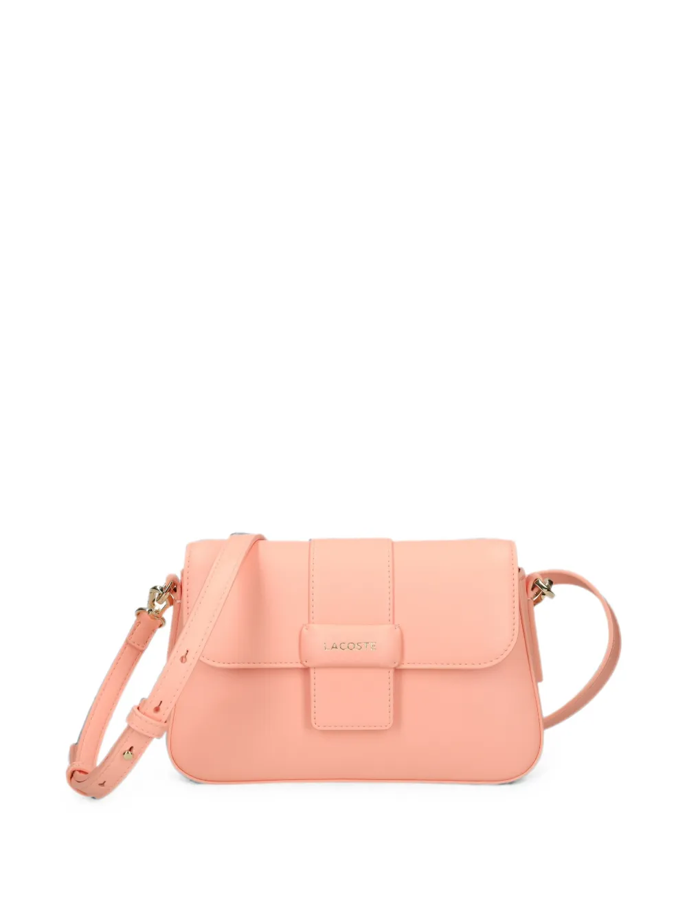 Lacoste Crossbodytas met logoplakkaat Roze