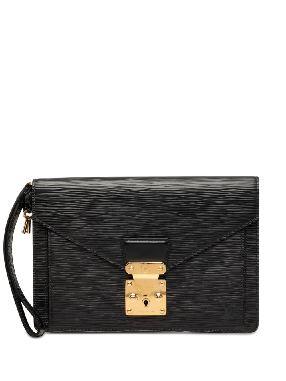 Louis Vuitton Pre-Owned 2005 Epi Pochette Sellier Dragonne clutch bag - Nero