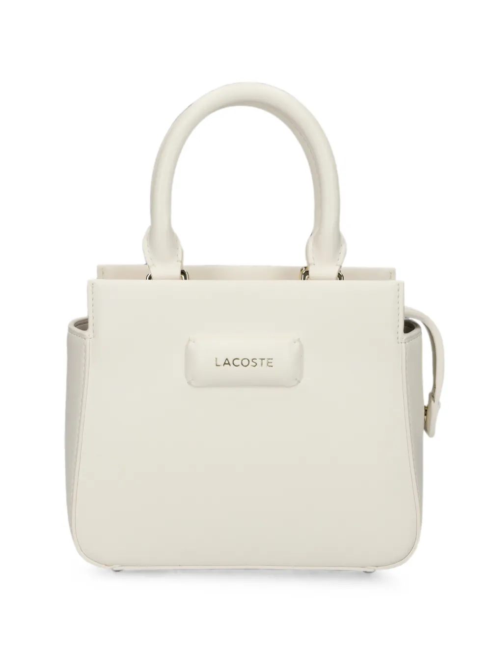 Lacoste logo-plaque tote bag - Bianco