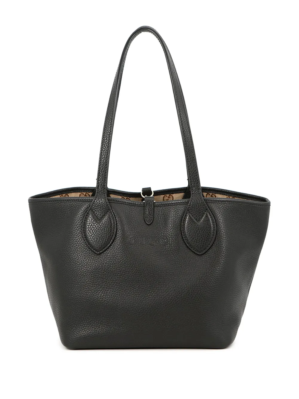 Gucci Pre-Owned 2016-2026 Small Grained Calfskin Totissima Reversible tote bag - Nero