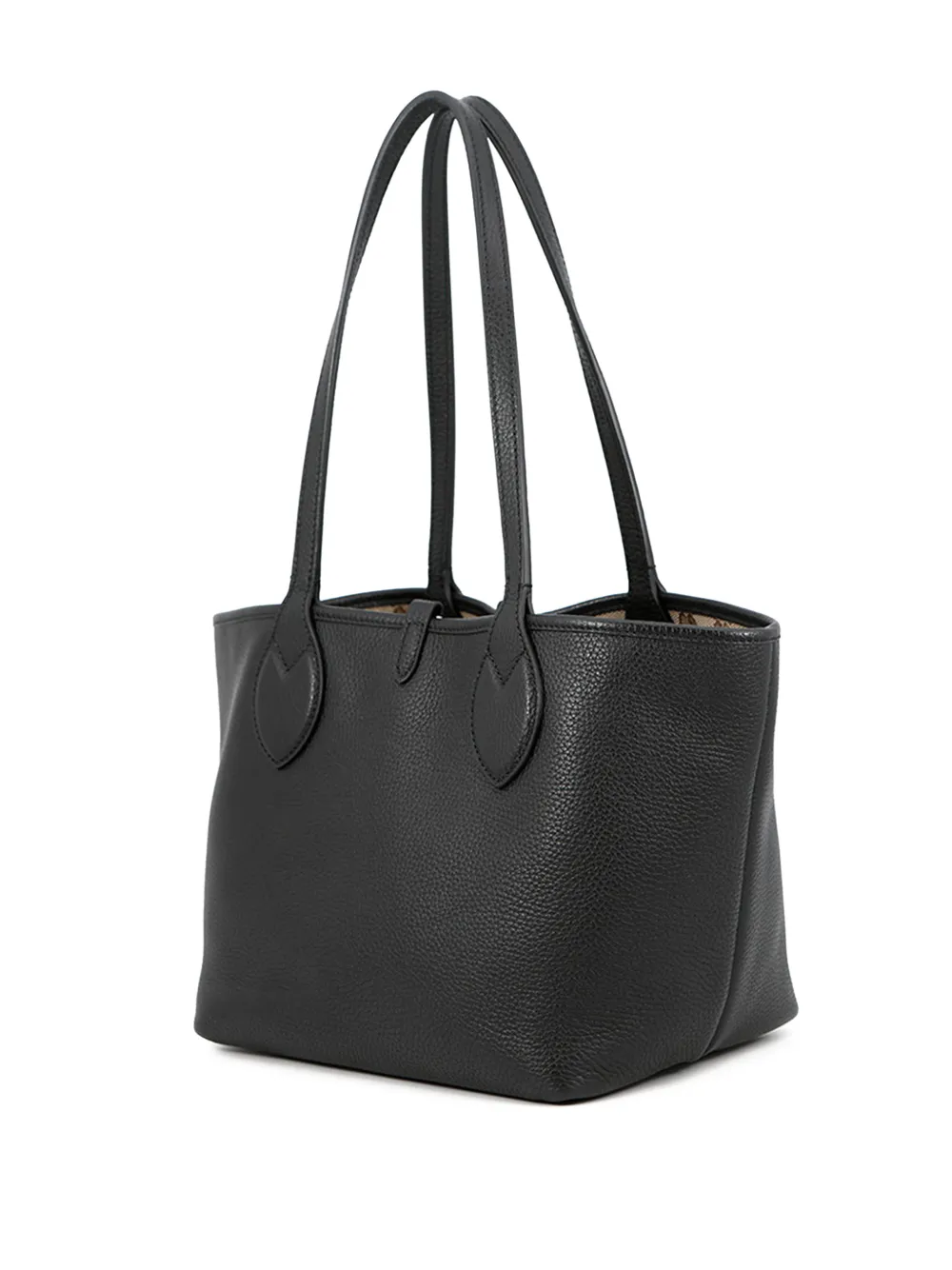  Gucci Pre-owned Bolso Shopper Totissima Pequeño De Piel De Becerro Granulada Reversible 2016-2026 - Negro 