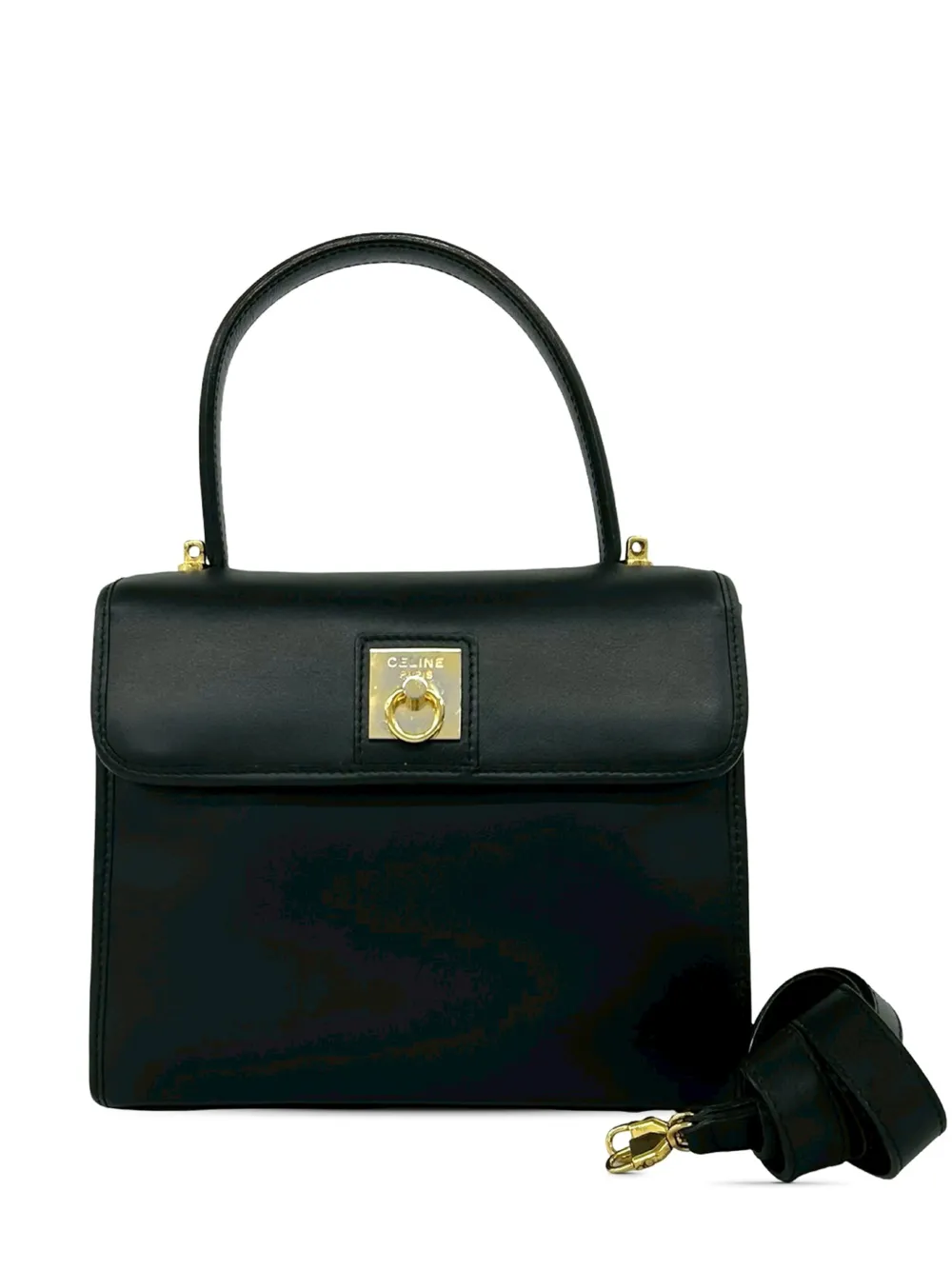 Celine Pre-Owned 2013 Leather satchel - Nero