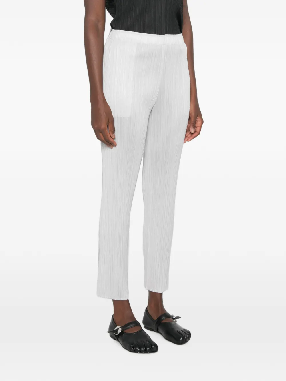 Pleats Please Issey Miyake Broek met plooien Grijs