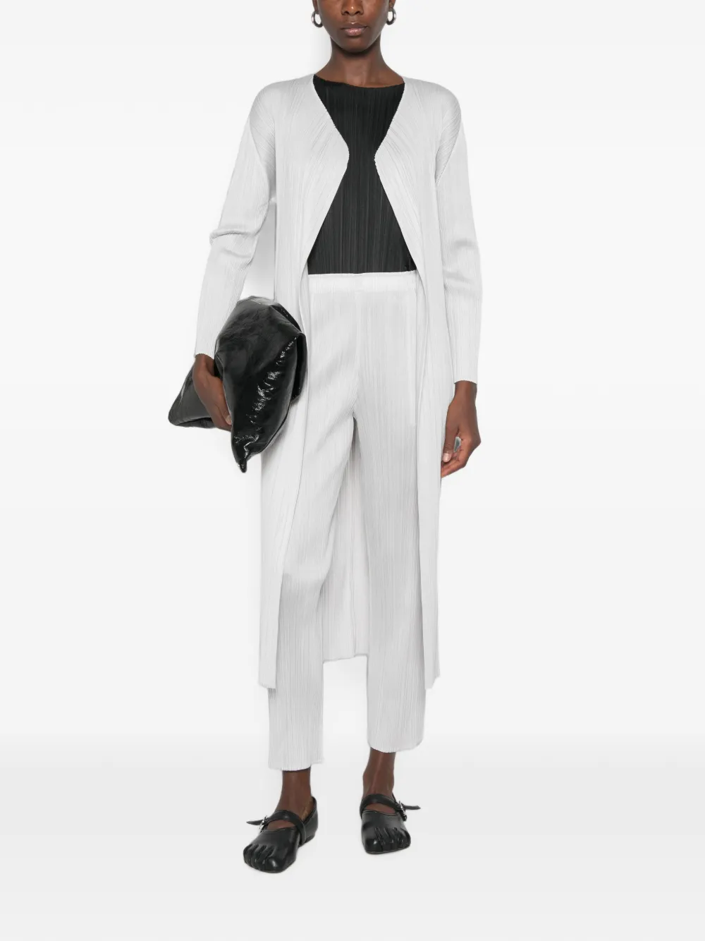 Pleats Please Issey Miyake Broek met plooien Grijs