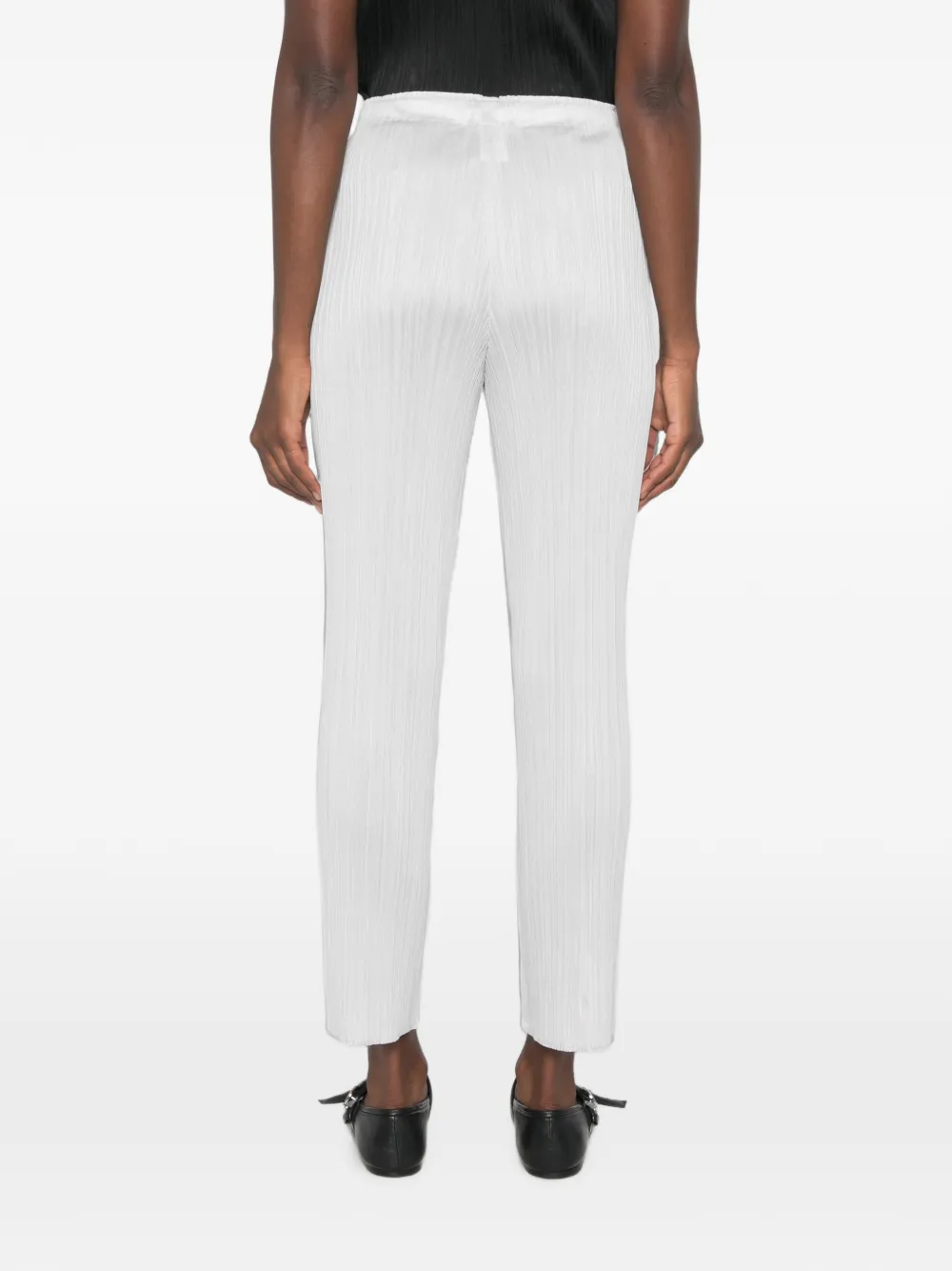 Pleats Please Issey Miyake Broek met plooien Grijs