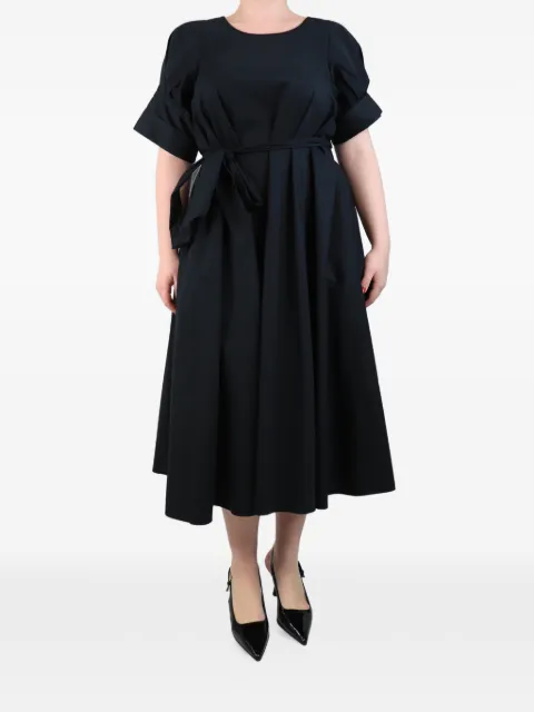 Aspesi Vintage belted pleated midi dress