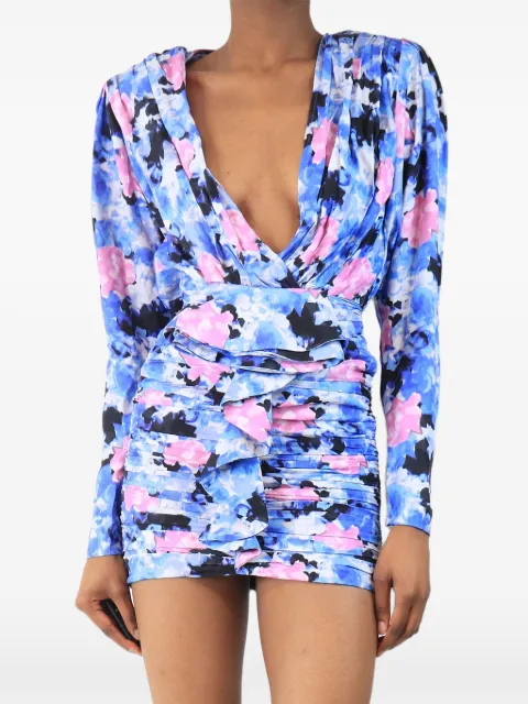 The Arrivals ruffled ruched mini dress